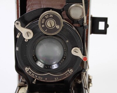 蛇腹カメラ]Nagel-Anastigmat f:4.5 ジャンク ケース付き 蛇腹カメラ