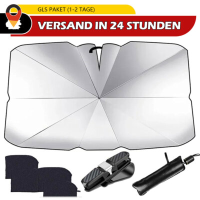Auto Windschutzscheibe Sonnenschirm Faltbar Sonnenschutz UV-Block Frontscheibe