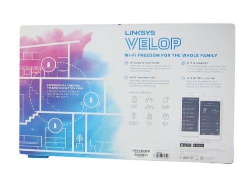 Linksys (WHW0303) router mesh veloce (sistema Wi-Fi mesh tri-band) confezione da 3 - Foto 5 di 6