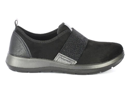 SCARPE SNEAKERS CASUAL DONNA INBLU WG000008 WG8 VELLUTO NERO ORIGINALE AI  2021 | eBay