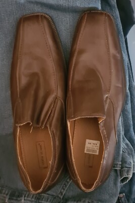 Men's STATE STREET Dress Shoes Brown Leather Business Loafers Eur