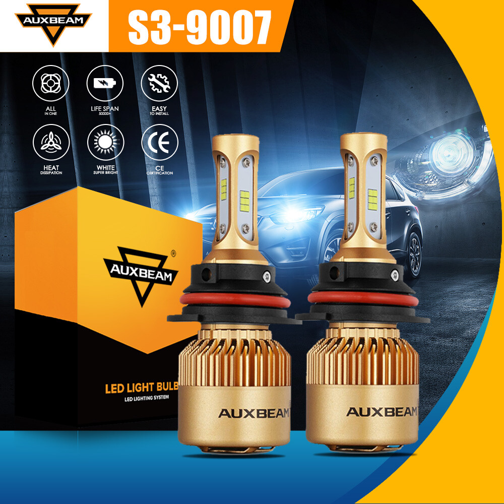 AUXBEAM 9007 LED Headlight Bulbs Conversion Kit for Ford F-150 F-250 AUXBEAM 9007 LED Headlight Bulbs Conversion Kit for Ford F-150 F-250