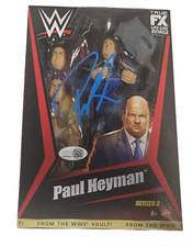 PAUL HEYMAN AUTOGRAPHED RINGSIDE COLLECTIBLES ELITE COLLECTION FIGURE JSA COA