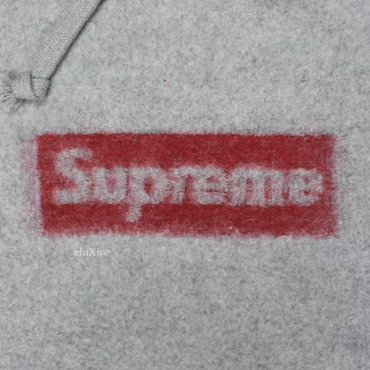 NWT Supreme NY Inside Out Box Logo Hoodie Reversible Gray Men's M SS23  AUTHENTIC