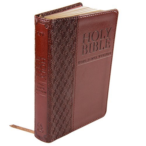 new holy bible: kjv pocket edition: brown