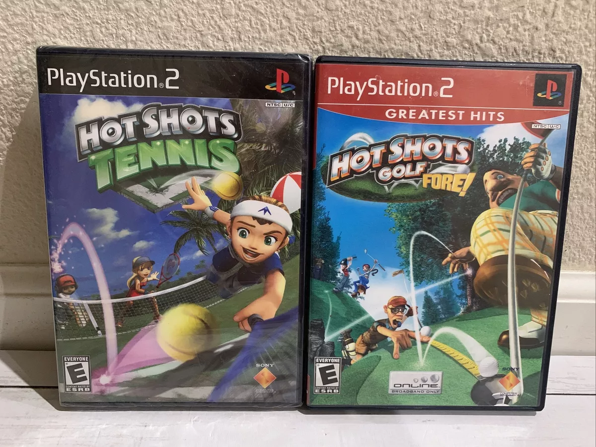 Lot Of 2 PS2 Games: Hot Shots Tennis (New) & Hot Shots Golf (used)  711719761020