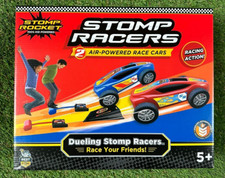 Stomp Rocket Dueling Stomp Racers Car Launcher, 2 Cars ? Box Damage