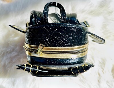 NWT EXCLUSIVE* Loungefly Black Gold Dragon Mini Backpack | eBay display picture 2