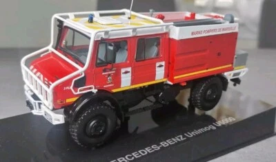 Norev Mercedes-Benz Unimog U5000 Marin's Pompiers De Marseille 2005 1:43 - Photo 1/4
