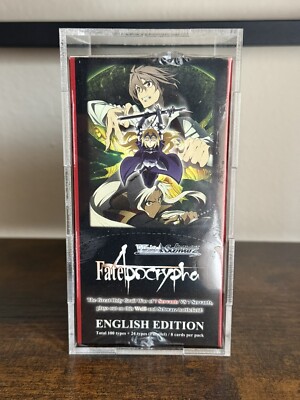 Weiss Schwarz Fate/Apocrypha English Sealed Booster Box | eBay