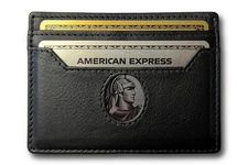 Minimalist Wallet for Amex cards American Express card holder for men women