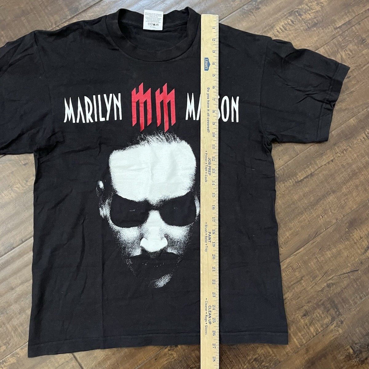 Vintage 00s Y2k Marilyn Manson T-Shirt Metal Rabble Babble Party