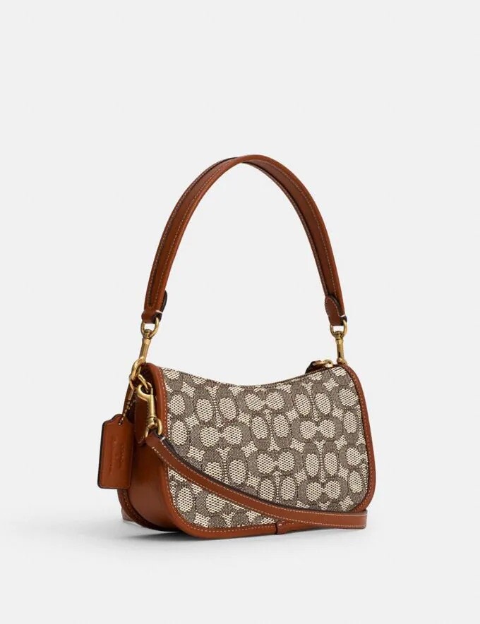 NWT Coach X Tom Wesselmann Swinger In Signature Textile Jacquard