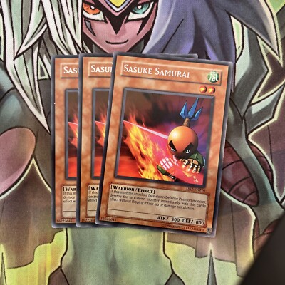 DB2-DE216 x3 Sasuke Samurai Rare Top Zustand Yugioh