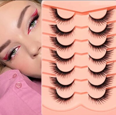 Fox Eyelashes Individual Lash Clusters, 3D Angel Wing Lashes