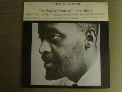 JUNIOR MANCE THE SOULFUL PIANO OF JUNIOR MANCE LP '60 JAZZLAND JLP 930S JAZZ VG+