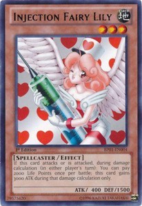 Injection Fairy Lily - BP01-EN004 - Rare - 1st Edition x3 - Near Mint