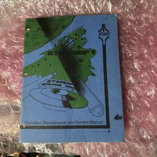 STARSHIP 1  1st Printing 1977 ATARI     arcad...