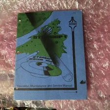 STARSHIP 1  1st Printing 1977 ATARI     arcade Video game manual
