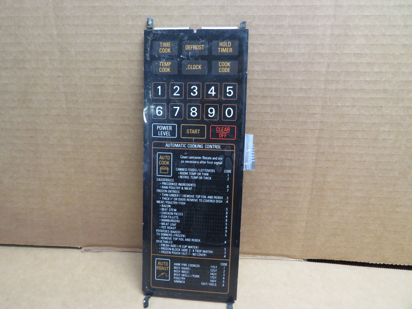 GE MW/Oven Control Trim Part # WB7X1122 | eBay 