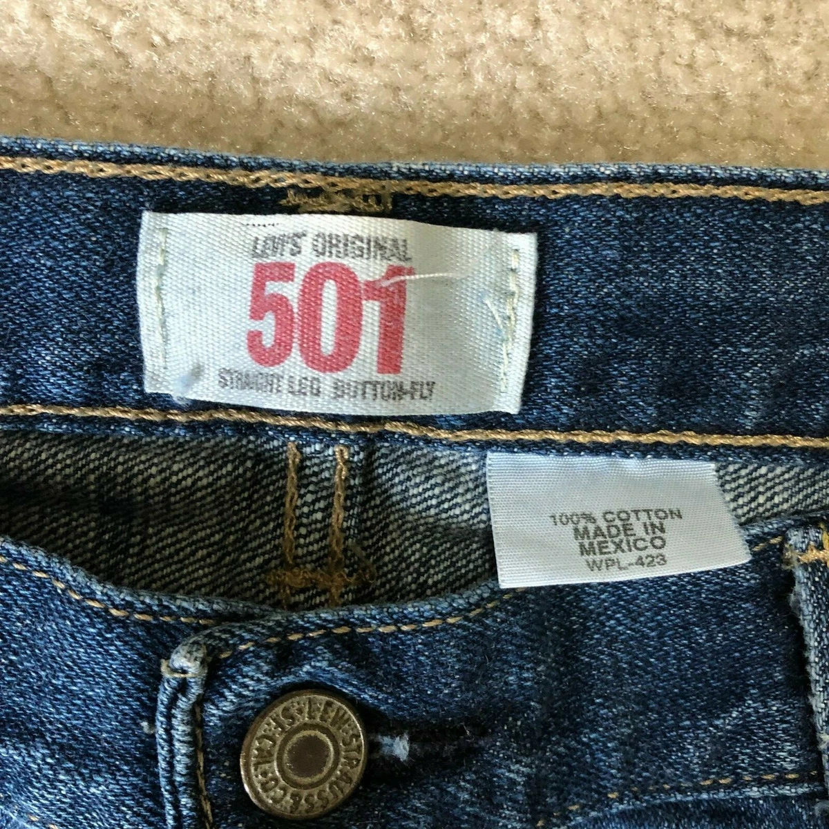 vintage made in mexico Levi's501 denimae