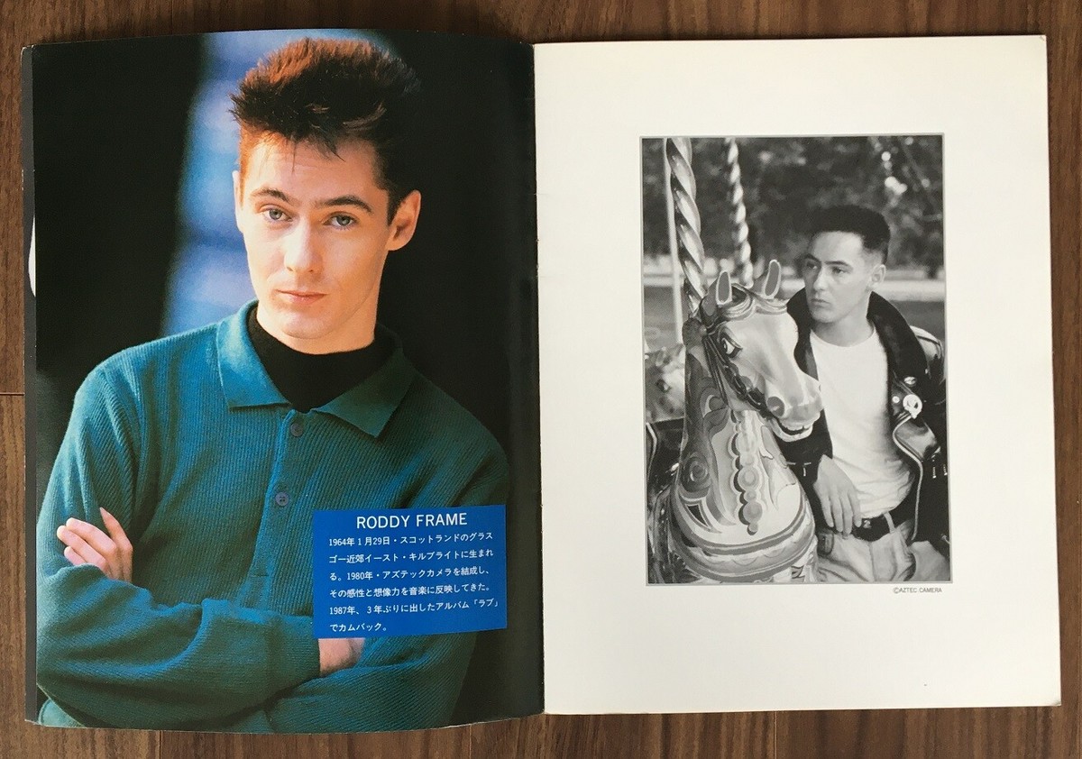 $0 ship! Aztec Camera JAPAN tour book 1988 Roddy Frame MORE Aztec