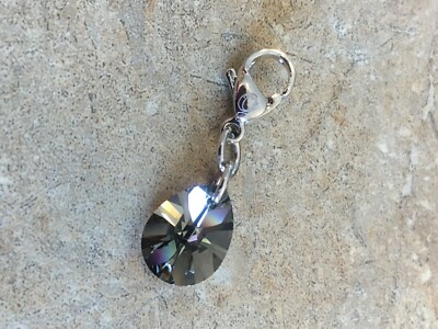 Origami Owl ~ Silver Night / Rose Gold Crystal Dangle ~ DG4041 ~ NEW