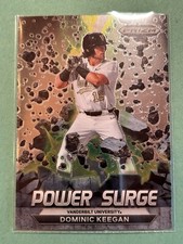 2022 Panini Prizm Draft Picks Baseball Power Surge Dominic Keegan #PS-DK (RC)