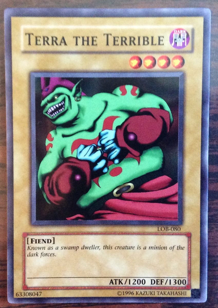 絶版品／3000部限定のレアデッキ✨IL TAROCCO MITOLOGICO YuGiOh TERRA THE TERRIBLE TRADING CARD MINT | eBay
