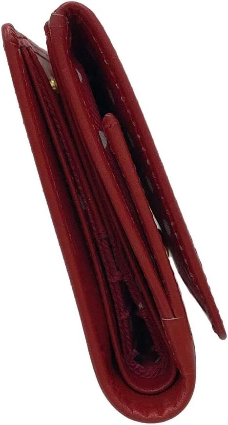 Hello Kitty [Cuero Genuino Mujer Doble Pliegue Lindo Cartera Pequeña] 9H76-00-002 Foto 3 de 4