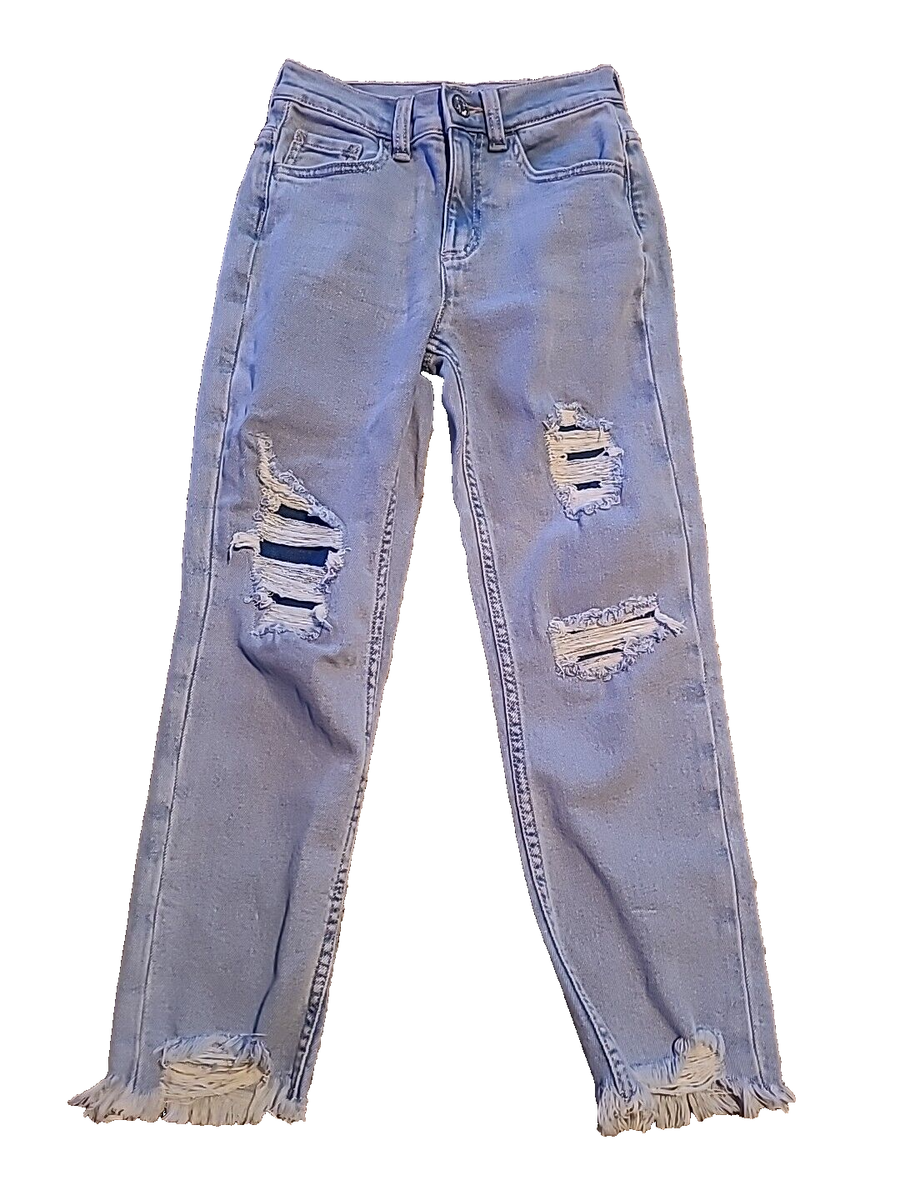 Slim Jeans Justice Ripped Jeans Justice Girls' Distressed Raw Hem