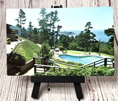 Highlands Inn Carmel California Swimming Pool Vintage Postcard
