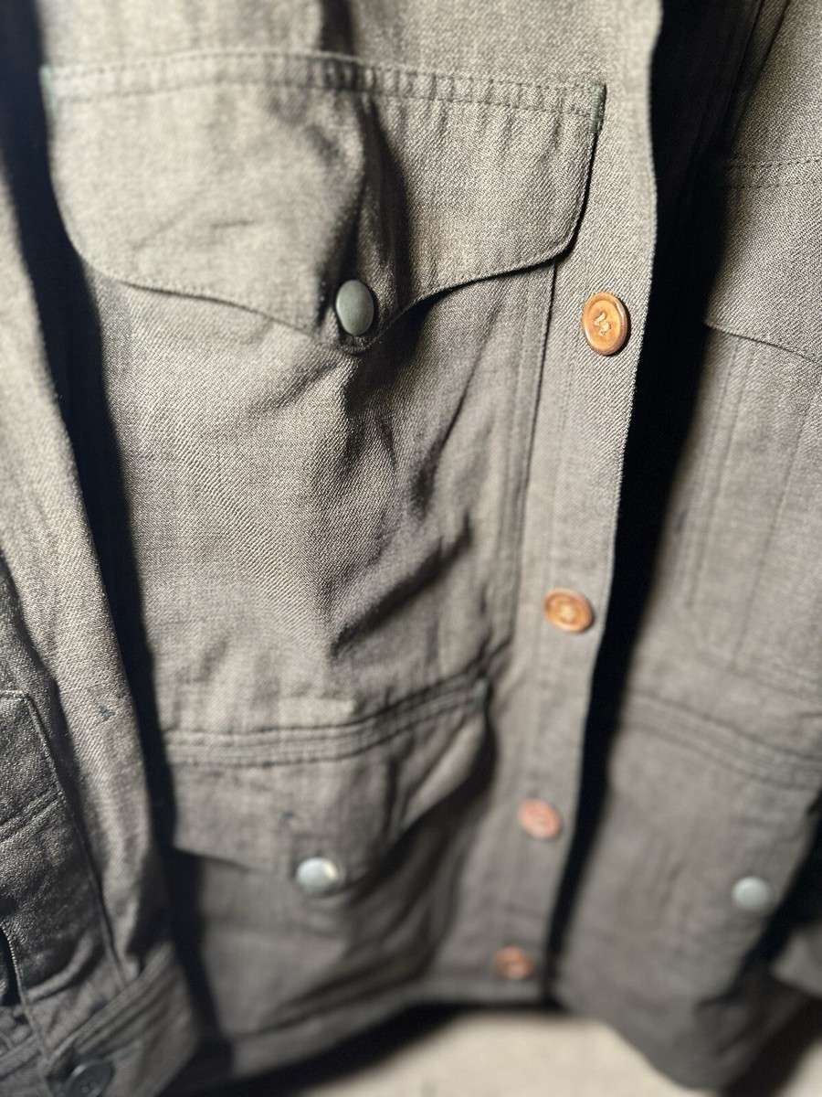 30s〜40s FILSON Forestry Cloth Cruiser Vintage Filson Forest Green Repaired Double Mackinaw Cruiser