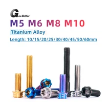 Ti Bolt M5 M6 M8 M10 Titanium Torx Head Flange Bolts Motorcycle Calipers Screws