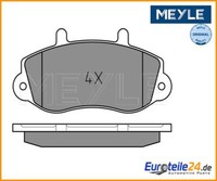 Bremsbelagsatz, Scheibenbremse Meyle 0252330218 FüR Opel