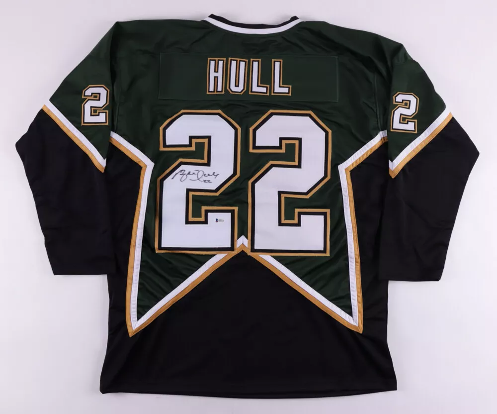 signed brett hull jersey