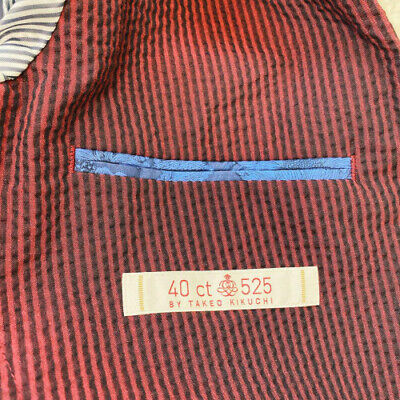 40 ct & 525 BY TAKEO KIKUCHI Striped Jacket | eBay 40 ct & 525 BY TAKEO KIKUCHI Striped Jacket | eBay