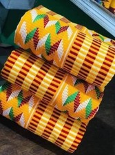 authentic ghana kente,genuine handwoven,african bonwire ghana kente traditional
