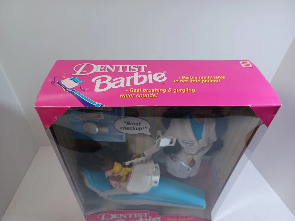 RARO Conjunto Muñeca Barbie Dentista Afroamericana 1997 Mattel 17478 Nuevo en Caja Nuevo 1997 Foto 4 de 4