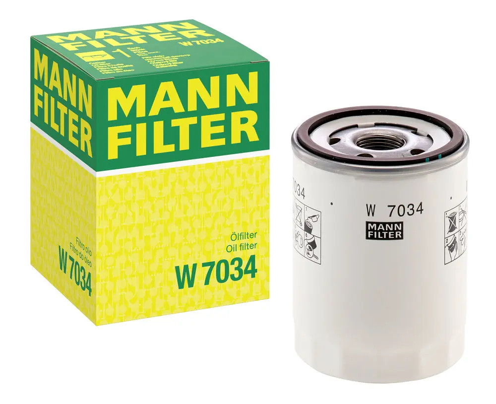Filtro olio Filtro ad avvitamento W 7034 MANN-FILTER per FORD - Immagine 2