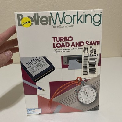 Betterworking From Spinnaker Turbo Load And Save Commodore 64 Sealed