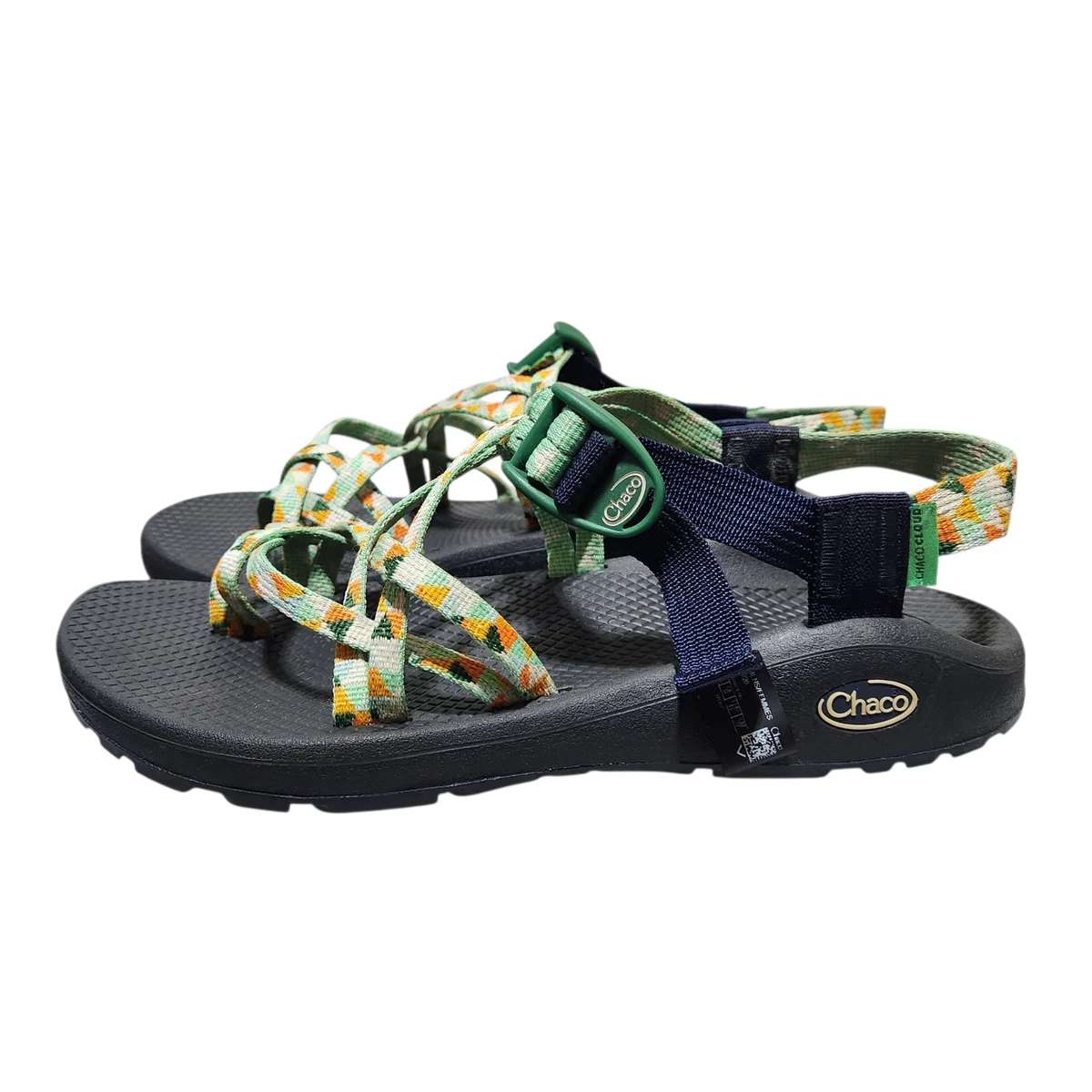 CHACO Hiking SPORTS Sandals Straps Green GEOMETRIC. CHACO - MEN main image 3