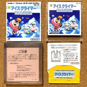 Ice Climber W/Case Manual Retro Famicom Disk System FC Good Used Game NTSC-J JP