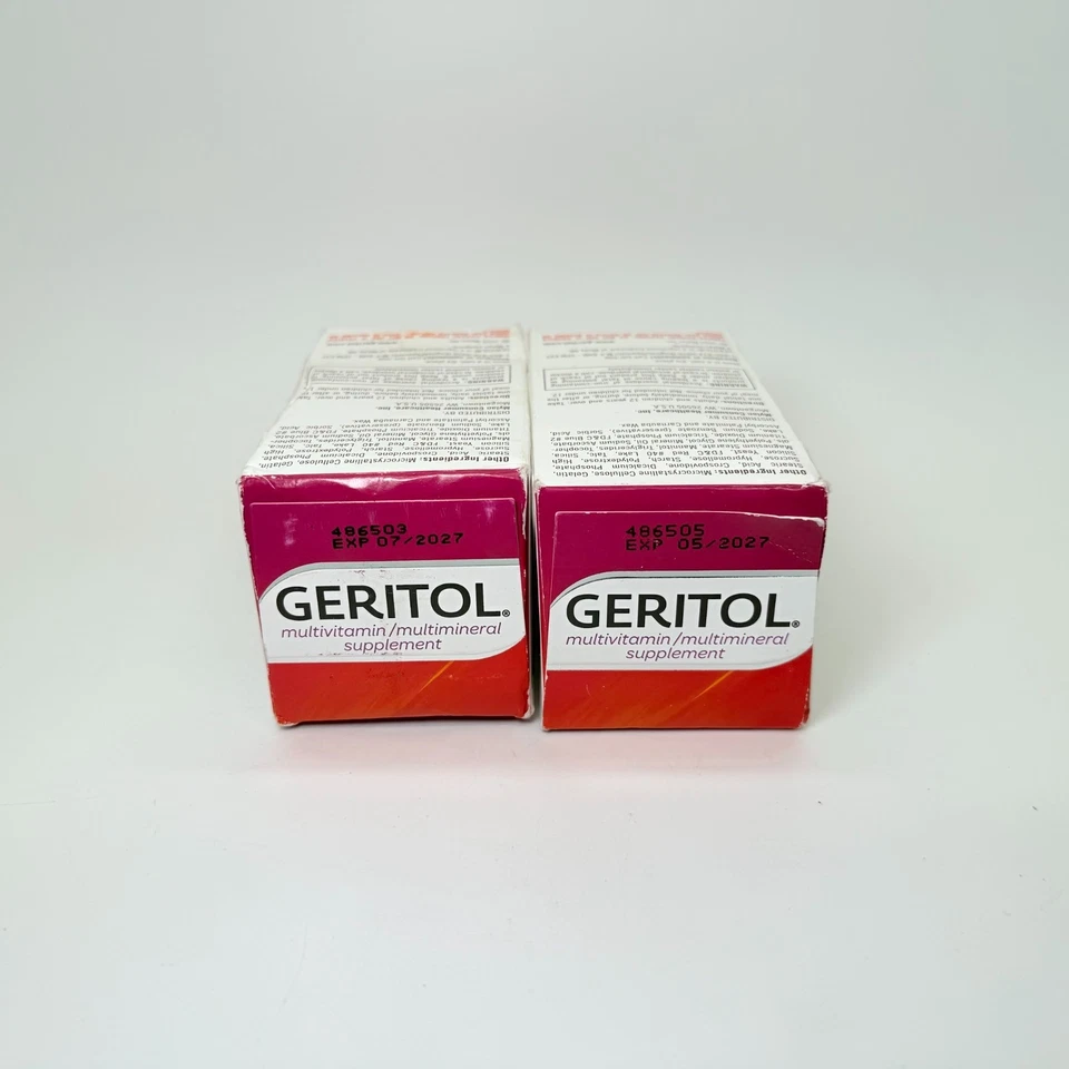 DOIS - Suplemento multivitamínico e mineral de vitaminas geritol 100 comprimidos validade - 27/05 - Imagem 4 de 4