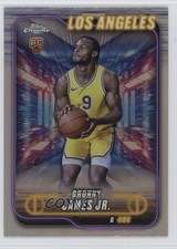 2024-25 Topps Chrome Refractor Bronny James Jr #149 18yu