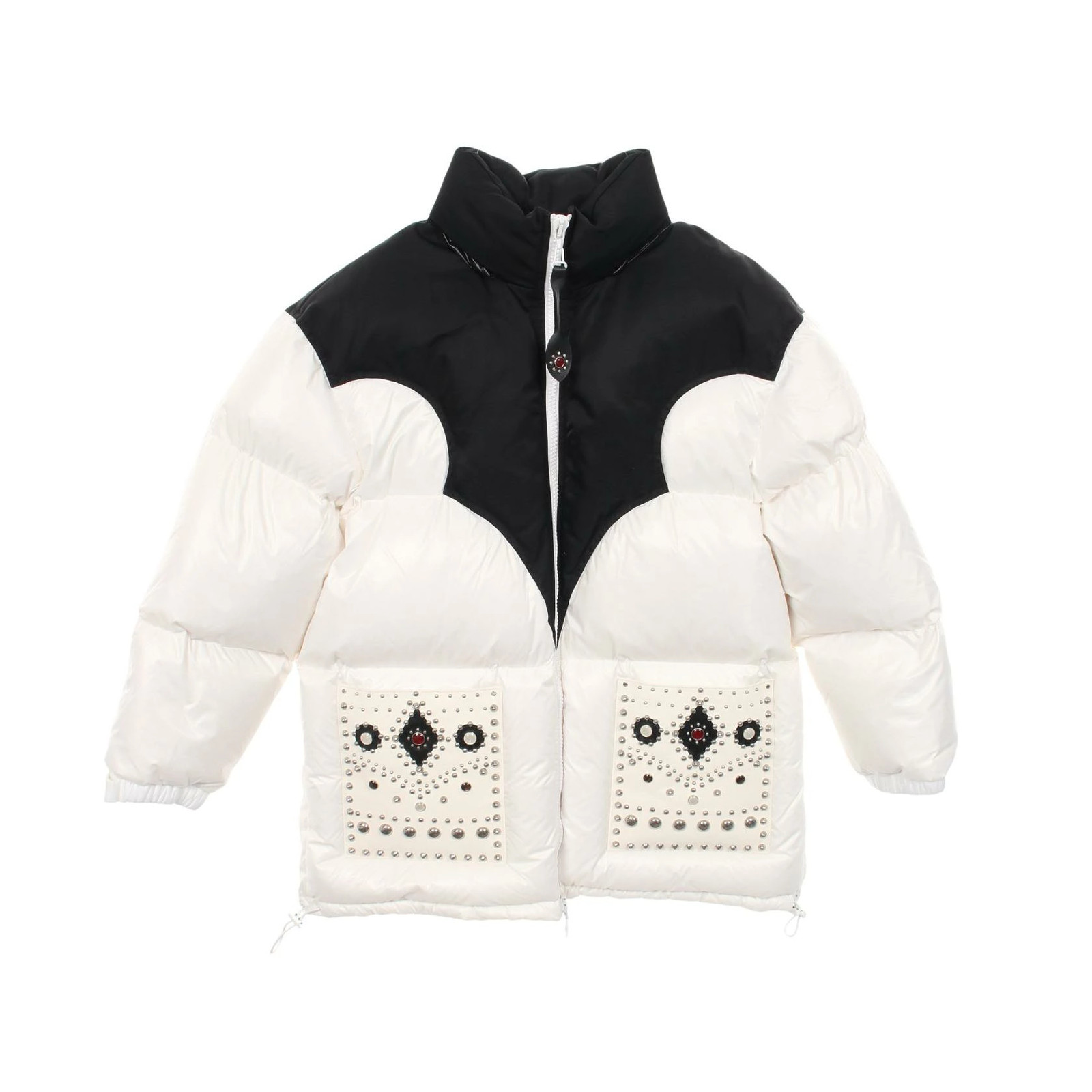 Louis Vuitton Down Jacket Nylon White / Black Rw212B H