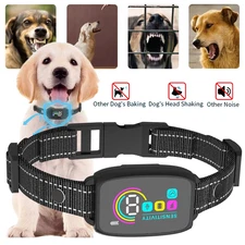 Smart Automatic Anti Barking Dog Collar Rechargeable Bark Stopper Stop Barking H
