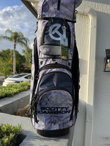 Étiquette De Sac Scotty Cameron Masters 2025 - Circle T Noir/rouge - Édition Limitée