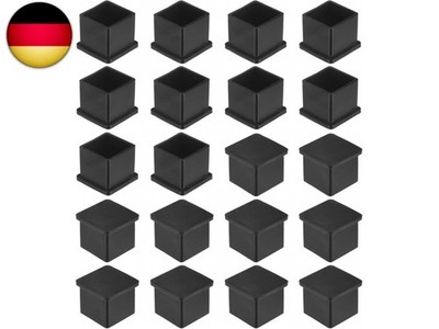 M METERXITY 20 Stück Stuhlbeinkappen Eckig, Stuhlbeinkappen Rechteckig, 