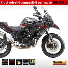 Kit D'Autocollants Compatibles Pour Carénage Moto Benelli TRK 502 X - 502X - M.2